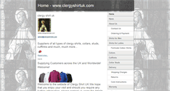 Desktop Screenshot of clergyshirtuk.com